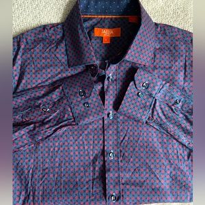 Macy’s Tallia Long sleeve button up shirt